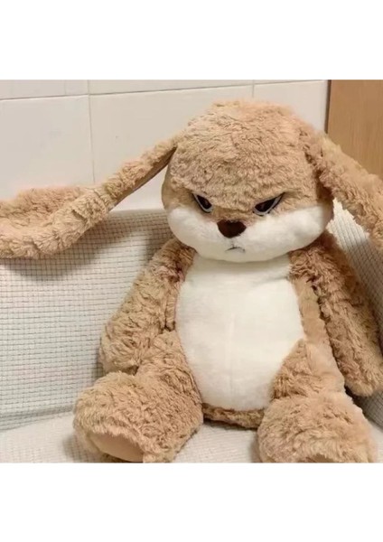 Kızgın Tavşan Peluş Oyuncak 30CM Yumuşak Sevimli Uzun Kulaklı Tatlı Tavşan