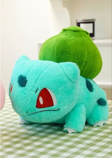 Bulbasaur 45CM Tüylü Pokemon Peluş Oyuncak Figür