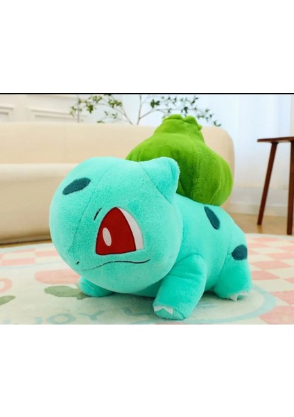 Bulbasaur 45CM Tüylü Pokemon Peluş Oyuncak Figür