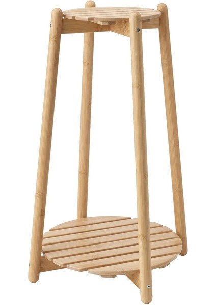 Daksjus Çiçeklik, Bambu, 60 cm Saksılık-Bitki Standı