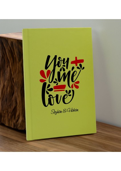 Sevgiliye Özel Isimli Sarı Defter ve Cam Matara Hediye Seti fiyatları