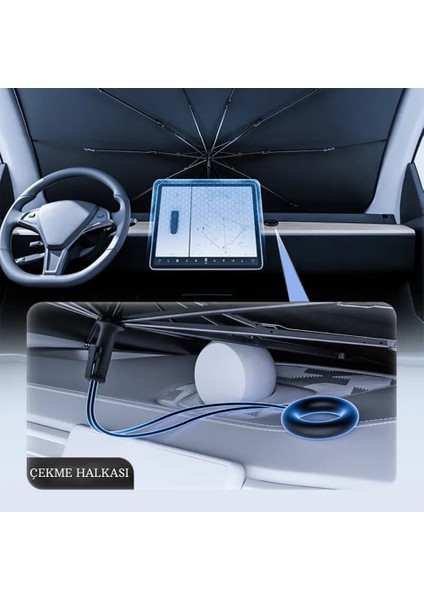 Araba Güneşliği Cam Şemsiye Araba Cam Panel Koruma Aksesuar Güneş Geçirmez Şemsiye fiyatları