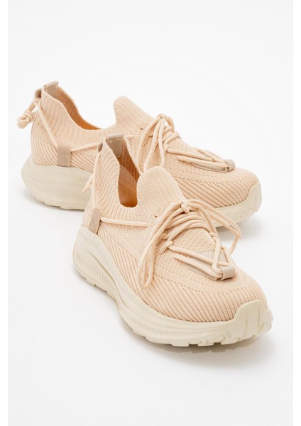 Kaydırmaz Kadın Spor Ayakabı Nude