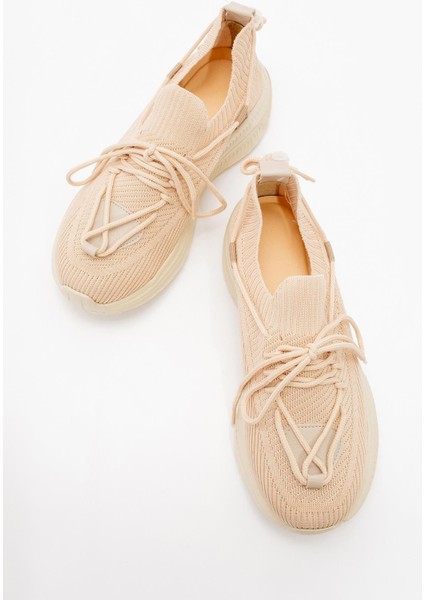 Kaydırmaz Kadın Spor Ayakabı Nude indirimleri