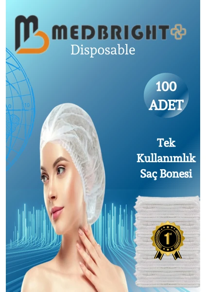 Med Bright Tek Kullanımlık 100 Adet 45 x 52 Tela Bone