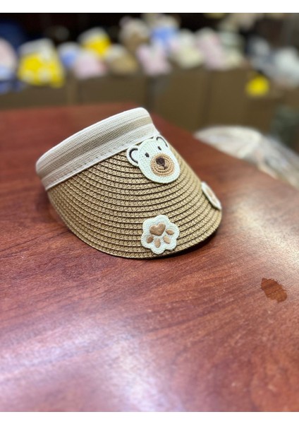 Coçuk Hasır Vizor Güneş Koruyucu Şapkası fiyatları