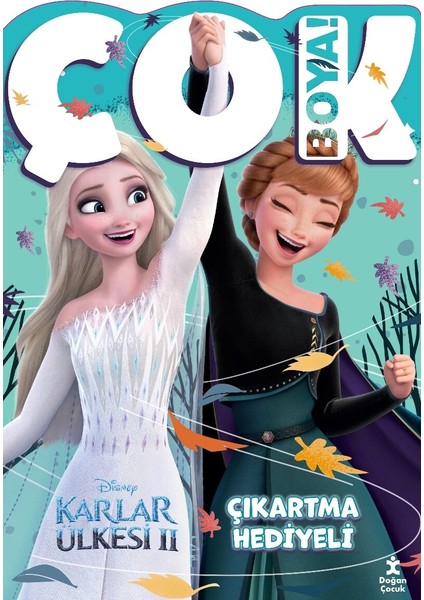 Disney Karlar Ülkesi Çok Boya! Çıkartmalı Dev Boyama Kitabı