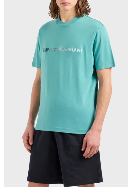 Bisiklet Yaka Pamuk Regular Fit T Shirt Erkek T Shirt 3D1TG3 1jpzz 0758