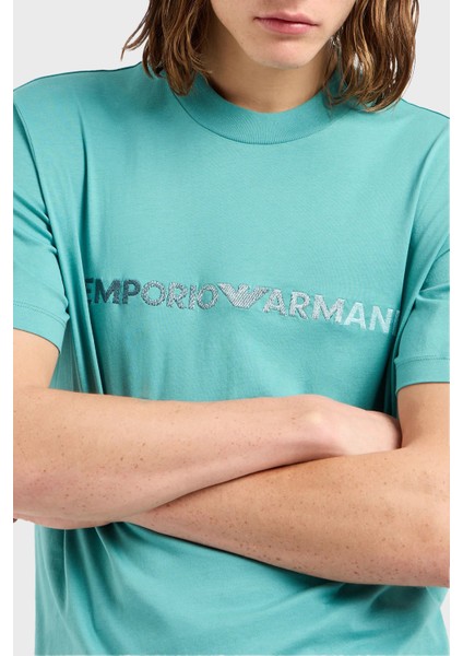 Bisiklet Yaka Pamuk Regular Fit T Shirt Erkek T Shirt 3D1TG3 1jpzz 0758