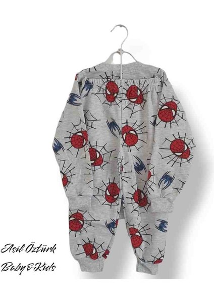 Balam Erkek Çocuk Spider Man Desenli Alt Üst Eşofman Takımı Pijama