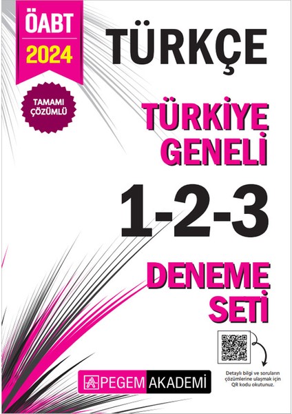 2024 KPSS ÖABT Türkçe Tamamı Çözümlü Türkiye Geneli 1 - 2 - 3 Deneme Seti