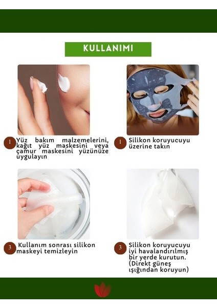 - Yüz Maskesi Koruyucu & Sabitleyici - Kağıt Maske Sabitleyici - Gri