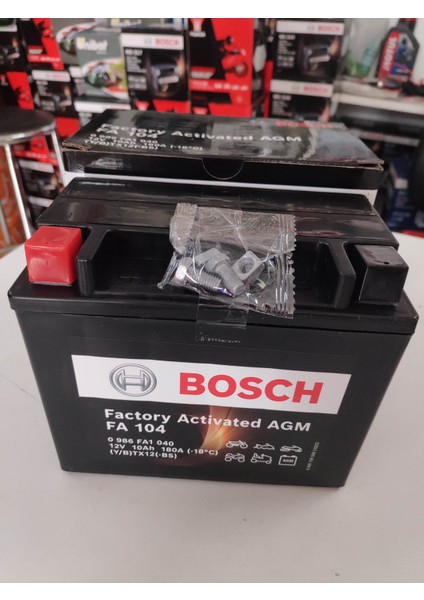 Bosch YTX12-BS 12 V 10 Amper 180 A Fabrikasyon Kurulumlu Kuru Akü fiyatları