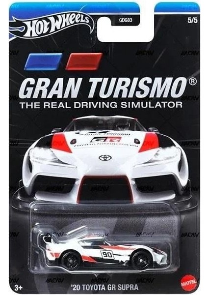 Gran Turismo 20 Toyota GR Supra Diecast Model Metal Gövde ile Gerçekçi Detaylar