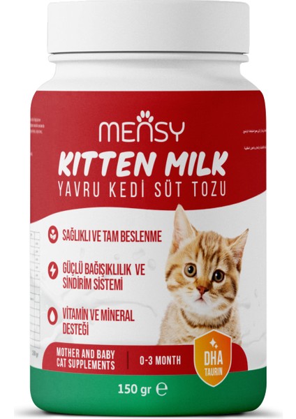 Yavru Kedi Süt Tozu (Hamile ve Yavru Kediler Için) 150 gr