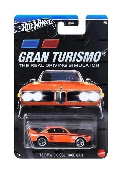 Hot Wheels Gran Turismo '73 Bmw 3.0 Csl Race Car