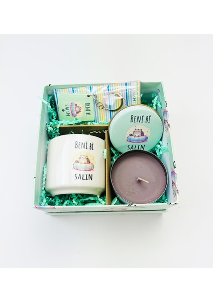 Beni Bi Salın Tasarımlı Kutulu Hediye Seti fiyatları