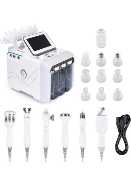 Alara Kozmetik Hydra Facial Full Fonksiyon Cilt Bakım Cihazı 6in1 Büyük Motorlu