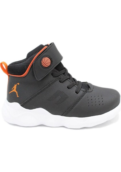 Bobe Kids Rio Flt Çocuk Basket Sneakers Ayakkabısı Siyah