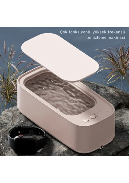 Taşınabilir Ultrasonik Temizleme Makinesi Titreşimli Takı Saat Gözlük Çatal Kaşık Hijyen Makinesi fırsatları