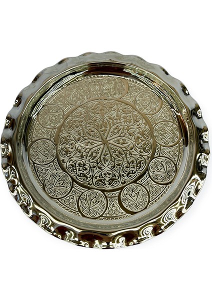 Işlemeli Bakır Ayaklı Pastalık No: 2