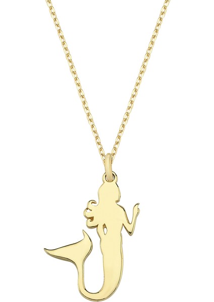 Altın Deniz Kızı Kolyesi