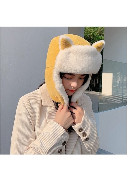 Yye-Tt Açık Hava Sonbahar ve Kış Bisiklet Rüzgar Geçirmez Şapka-Sarı (Yurt Dışından) modelleri