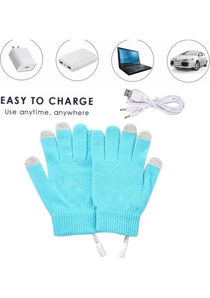 1 Çift Kış Isıtmalı Binme Eldivenleri USB Şarjı Açık Hava Etkinlikleri Için Sıcak El Eldivenleri Sabit Sıcaklık Rüzgar Geçirmez Eldivenler - Siyah (Yurt Dışından) indirimleri