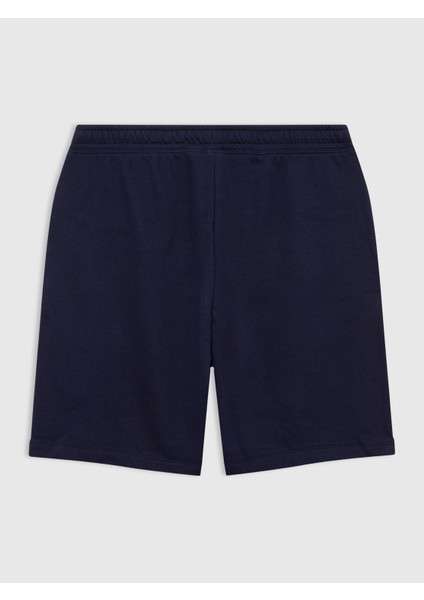 Erkek Lacivert 8'' Gap Logo Fransız Havlu Kumaş Şort