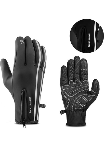 Batı Bisiklet Spor Bisiklet Bisiklet Eldivenleri Rüzgar Geçirmez Kalınlaşmış Bisiklet Motor Çubuğu Kış Termal Kapak Bisiklet El Isıtıcı Kapakları - Siyah (Yurt Dışından) fiyatları