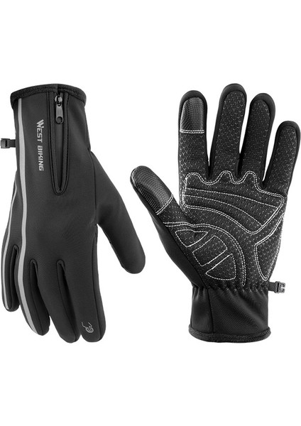 Batı Bisiklet Spor Bisiklet Bisiklet Eldivenleri Rüzgar Geçirmez Kalınlaşmış Bisiklet Motor Çubuğu Kış Termal Kapak Bisiklet El Isıtıcı Kapakları - Siyah (Yurt Dışından) indirimleri