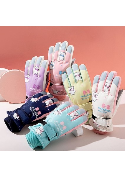 1 Çift Kış Kayak Eldiveni Bağlantı Elemanı Bantlı Eldiven 001 (Yurt Dışından) fiyatları