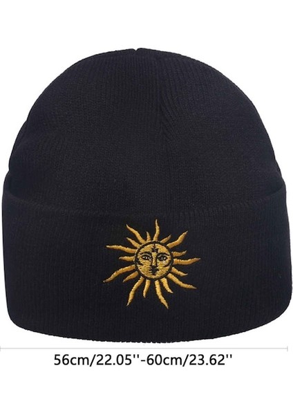 Moda Unisex Çift Yün Nakış Sıcak Örme Şapka (Yurt Dışından) fiyatları