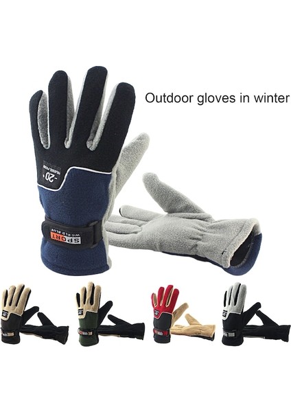 1 Çift Erkek Eldiven Ayarlanabilir Polar Eldiven 001 (Yurt Dışından) fırsatları