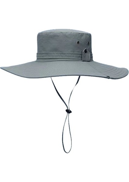 Kkr-Cc Açık Hava Şapkası Batı Kovboy Şapkası-Gri (Yurt Dışından) indirimleri