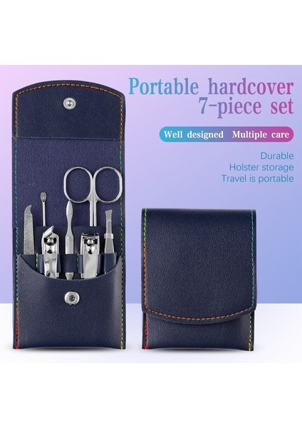 7-Adet Tırnak Makası Seti Manikür Güzellik Manikür Aracı Set Tırnak Makası Tırnak Makası Katlanır Çanta Taşınabilir (Yurt Dışından) indirimleri