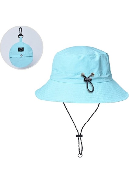 Kkc-Cc Yaz Açık Hava Balıkçılık ve Dağcılık Istiflenebilir Su Geçirmez Katlanır Güneş Koruma Şapkası-Mavi (Yurt Dışından) indirimleri