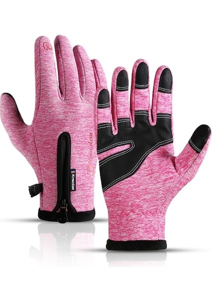 Yyc-Cc Dış Mekan Kışlık Kayak Eldivenleri-Pembe (Yurt Dışından)