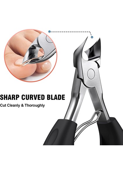 Profesyonel Kalın Tırnak Makası Ayak Tırnağı Makası Pedikür Kesici Sert Tırnak Giyotin Pense Güçlü Manikür Araçları (Yurt Dışından) modelleri