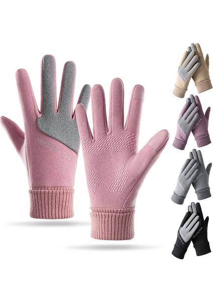 1 Çift Kaymaz Tam Parmak Rüzgar Geçirmez Eldiven 001 (Yurt Dışından) fiyatları