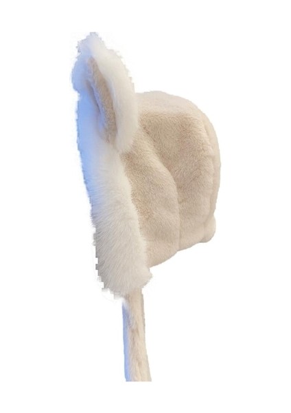 Kkv-Cc Dış Mekan Sevimli Tilki Kulaklı Peluş Şapka-Koyu Beyaz (Yurt Dışından) fırsatları