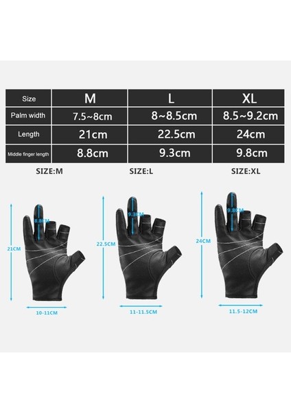 Kyncicor A0062 Outdoor 3 Kesim Parmak Kaymaz Balıkçılık Eldiveni (537497092) (Yurt Dışından) fiyatları