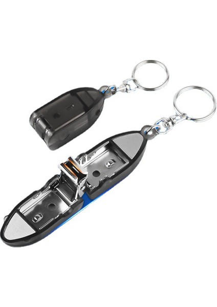 Yaratıcı Mini Paslanmaz Çelik Katlanabilir El Ayak Tırnak Makası Kesici Anahtarlık Kesici Giyotin Gümüş Tırnak Sanat Aracı Anahtarlık (Yurt Dışından) fiyatları