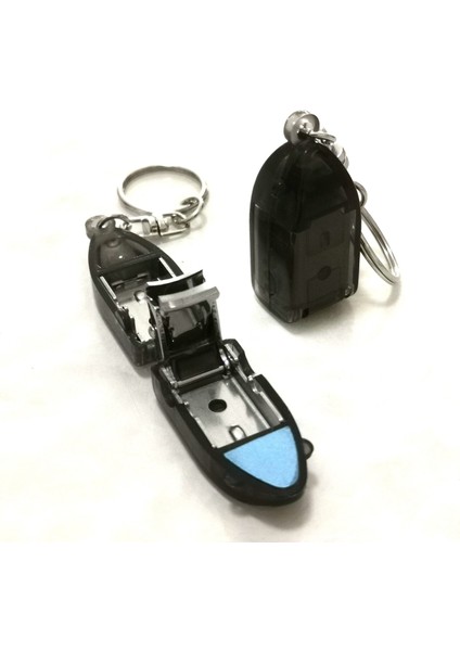 Yaratıcı Mini Paslanmaz Çelik Katlanabilir El Ayak Tırnak Makası Kesici Anahtarlık Kesici Giyotin Gümüş Tırnak Sanat Aracı Anahtarlık (Yurt Dışından) modelleri