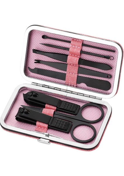 Paslanmaz Çelik Alet Takımı Profesyonel Siyah Tırnak Makası Pedikür Makas Cımbız Manikür Seti Seti Manikür Seti Tırnak Sanat Araçları (Yurt Dışından)