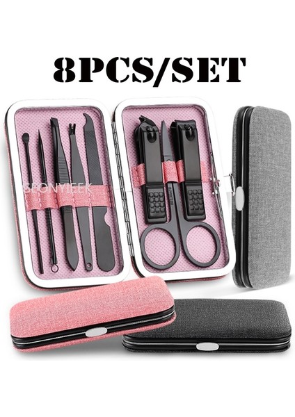 Parça Tırnak Manikür Seti Takım Elbise Makas Çelik Paslanmaz Pedikür Aracı Dosya Bakım Seyahat Hijyen Seti Tırnak Giyotin Kesici Alet Seti (Yurt Dışından) indirimleri