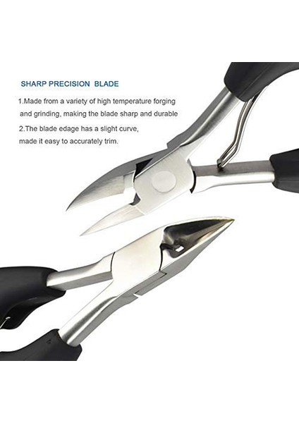 Kalın Tırnaklar Için Ayak Tırnak Makası Batık Ayak Tırnakları, Ağır Hizmet Tipi Ayak Tırnağı Makası Pense Kesiciler Ölü Cilt Kir Sökücü Pedikür (Yurt Dışından) fırsatları