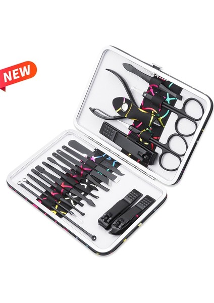 4-18 Adet Tırnak Düzelticiler Seti Tırnak Kesici Pedikür Makas Seti Paslanmaz Çelik Kartal Kanca Taşınabilir Manikür Tırnak Makası Aracı Set (Yurt Dışından)