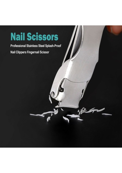 Tırnak Makası Paslanmaz Çelik Anti Sıçrama Tırnak Kesici Manikür Araçları Tırnak Giyotin Pedikür Makas Çivi Için (Yurt Dışından) indirimleri