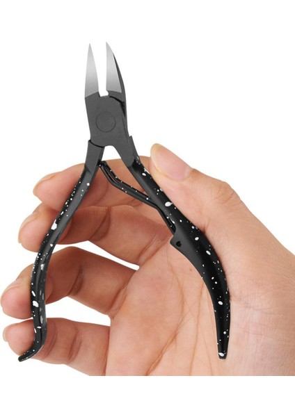Siyah Ayak Tırnağı Batık Tırnak Sanat Tırnak Eti Makası Clipper Kenar Kesici Manikür Makas Pense Aracı Pedikür Ölü Cilt Sökücü NT1233 (Yurt Dışından)